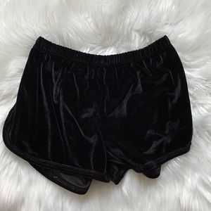 Brandy Melville John Galt Velvet Shorts